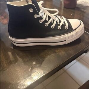 Converse Black and White High-Tops